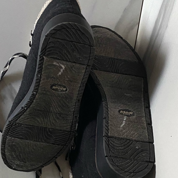 Dr. scholl’s gray fabric & faux fur ankle boots size 9.5 - Picture 8 of 8